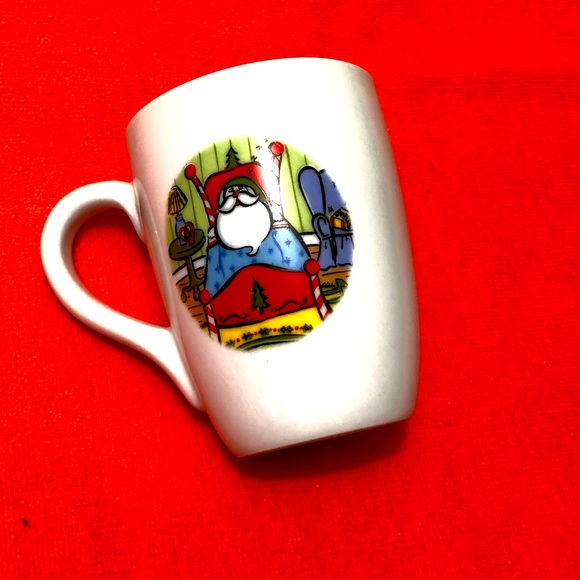 2003 Ellen Criminal-Trent Sleeping Santa Christmas Mug - Picture 1 of 2